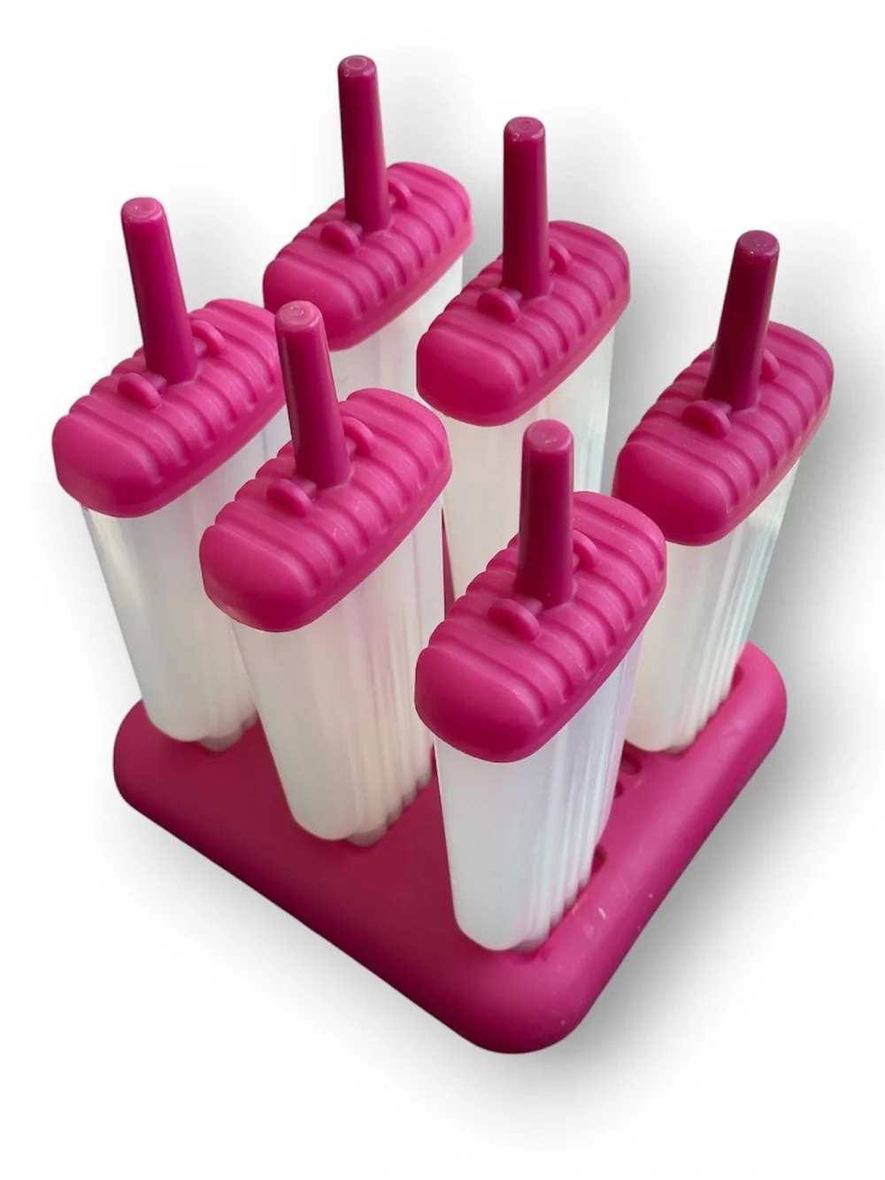 Tovolo Groovy Pop Molds - Pink (Set of 6)